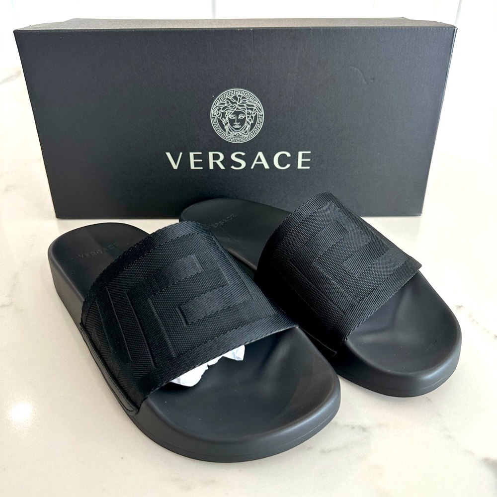 Versace Slide Sandals - Picture 2 of 7